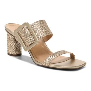 Vionic Brookell Heeled Sandal Gold Size 6.5 New